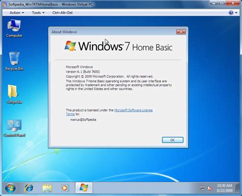 Windows 7 Rtm Home Basic 110 Screenshot Gallery