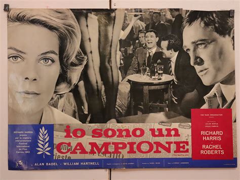 Io Sono Un Campione Movie Poster This Sporting Life Movie Poster