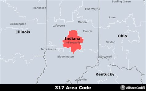 317 Area Code Map 317 Area Code Map Images And Photos Finder