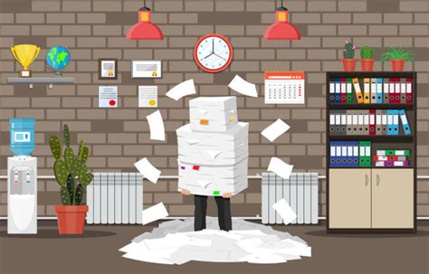Chaotic Office Illustrations Royalty Free Vector Graphics And Clip Art