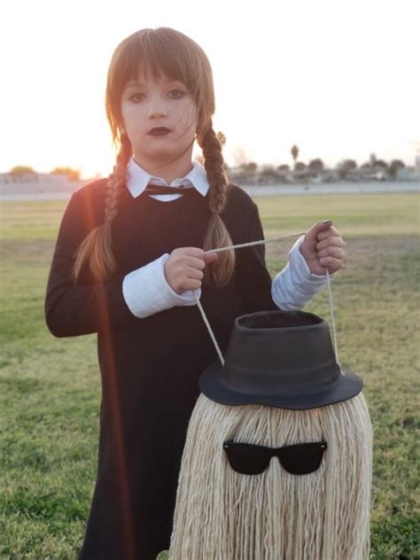 Halloween Wednesday Addams And Cousin Itt Pics