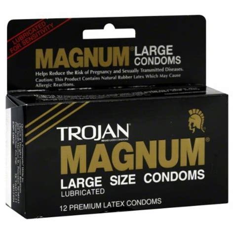 Trojan Magnum Large Size Condoms Count Fred Meyer