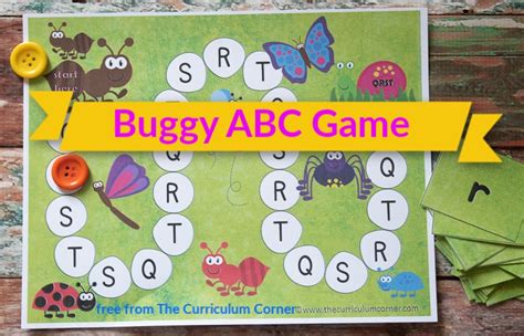 Bugs Alphabet Game The Kinder Corner