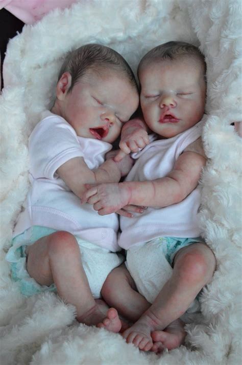 Amazing Twins Reborned By Kelly Dudley Real Baby Dolls Realistic