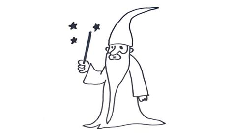 How To Draw A Wizard My How To Draw