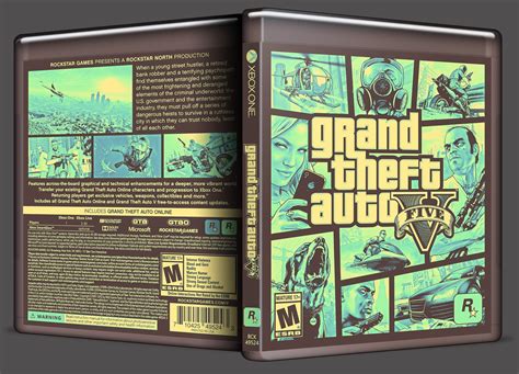 Grand Theft Auto V Xbox One Box Art Cover By Deadpool