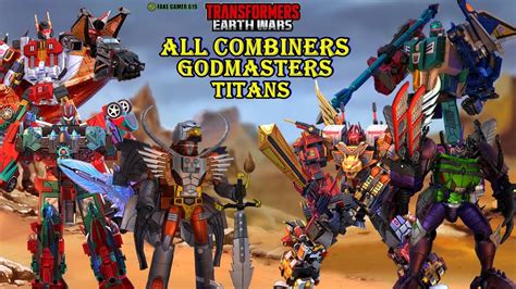 All Combiners Godmasters Titans Transformers Youtube