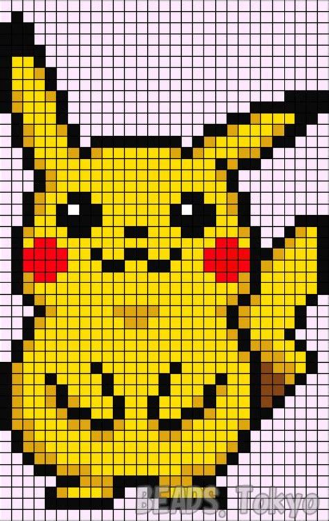 30 Ideas De Pikachu Hamabeads Pikachu Punto De Cruz Pokemon