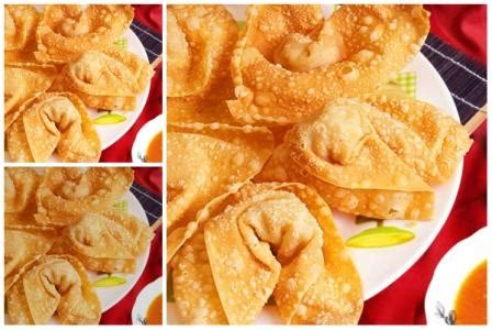 Ini dia resep kulit pangsit goreng renyah anti keras!! Resep Pangsit Goreng Sederhana Renyah - County Food