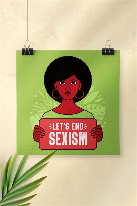 Intersectional Feminist Art Let S End Sexism Poster By Avantgirl Feminist Art Girl Power