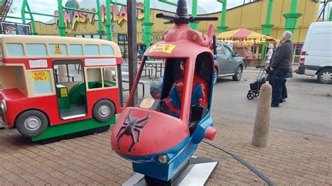Emt Spiderman Helicopter Kiddie Ride Youtube