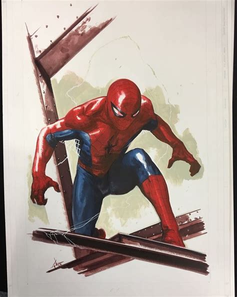 Spider Man By Gabriele Dellotto Spiderman Comic Spiderman Marvel