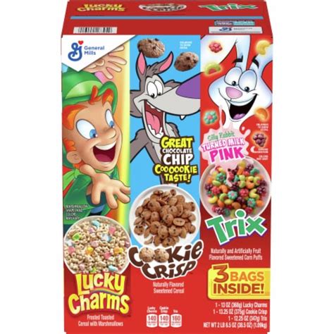 General Mills Lucky Charms™ Cookie Crisp™ And Trix™ Variety Pack Cereal