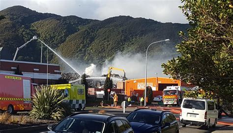 Businesses Evacuated From Massive Factory Fire In Lower Hutt Newshub