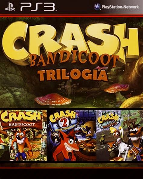 Crash Bandicoot Trilogia Classic Psone Ps3 Psn Mídia Digital