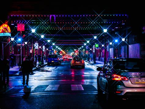 3840x2160 Night City Street Neon Lights 4k 4k Hd 4k Wallpapers Images 43e