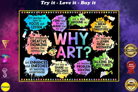 Best Selling Products Why Art Welcome To Art Classroom Poster