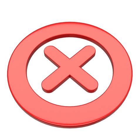 Download File Cross Mark Symbol Icon 3d Print Design ・ Cults