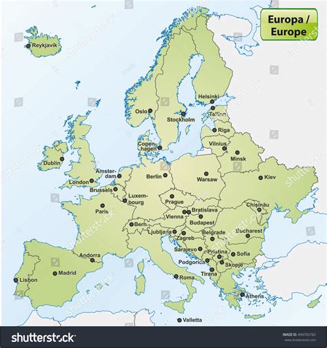 Map Of Eastern Europe Countries And Capitals Secretmuseum