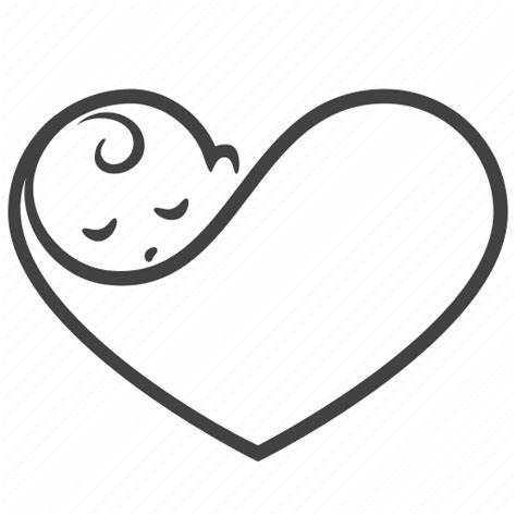 Baby Baby Care Care Heart Love Icon