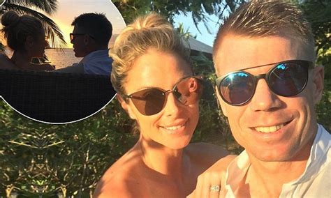 David Warner Shares Loved Up Snap With Wife Candice