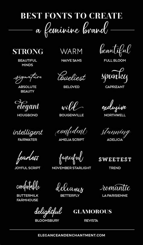 Searching For The Perfect Feminine Font For Your Brand Identity Heres