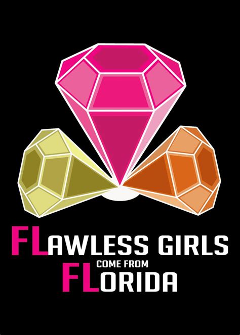Flawless Girl Florida Beau Poster By Powdertoastman Displate