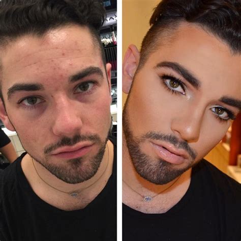 Men Wearing Makeup Is The Newest Trend On Instagram 16 Pics