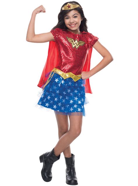 In unserem online shop finden sie eine tolle auswahl an wonder woman kostümen für frauen und kinder. Wonder Woman Kostüm für Mädchen DC Comics | Funidelia