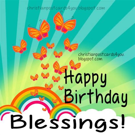Happy Birthday Blessings Free Christian Cards For You Birthday