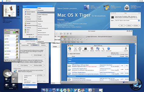 Wincustomize Explore Windowblinds Mac Os X Tiger