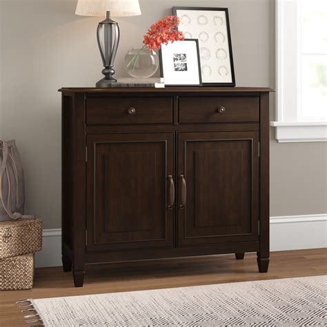 Darby Home Co Glenni 36 Tall Solid Wood 2 Door Accent Cabinet
