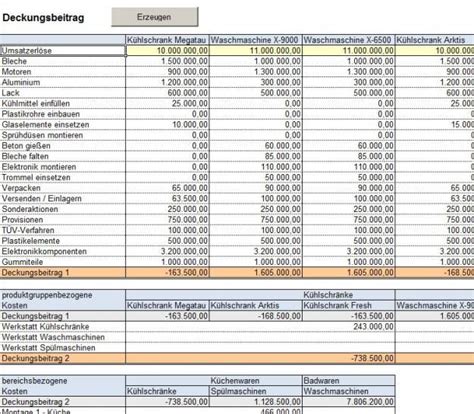 Professional resume simple resume format pdf : Excel-Vorlage für Kostenrechnung (KLR) mit Deckungsbeitragsrechnung