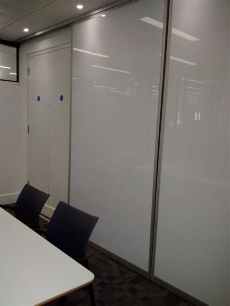 Whiteboard Sliding Rail System in Chicago - Fusion Office Design