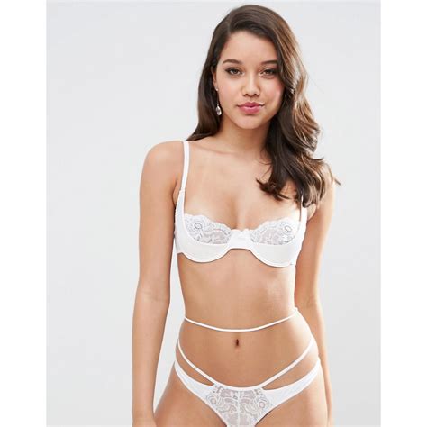 Asos Bridal Katie May Molded Quarter Cup Underwire Bra Bra4her As823282