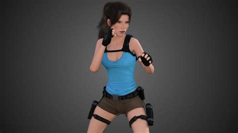 3d Asset Lara Croft Tomb Raider Cgtrader