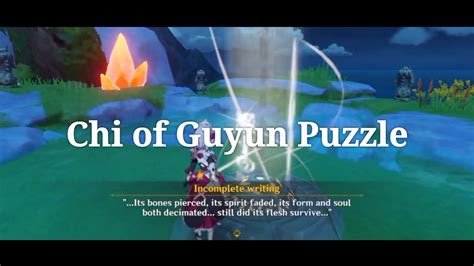 Genshin Impact How To Solve The Chi Of Guyun Puzzle On The Highest