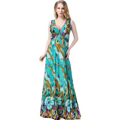 New Women Summer Floral Print Maxi Dress Casual Vintage Sleeveless Sexy
