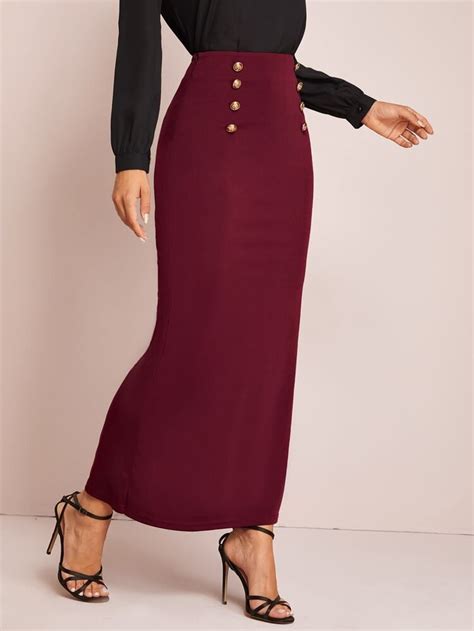 Shein Usa In 2023 Maxi Pencil Skirt Classy Skirts Skirts