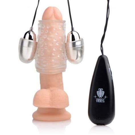 Dual Vibrating Penis Sheath Clear Sex Toys And Adult Novelties Adult Dvd Empire