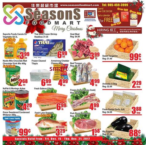 seasons food mart brampton flyer december 15 to 21