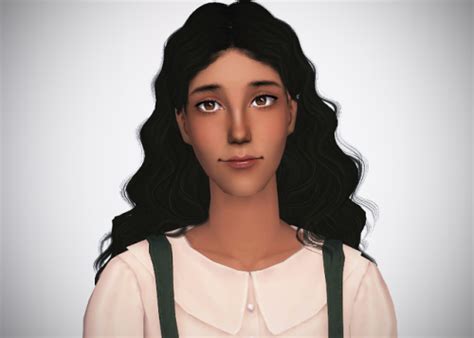Mod The Sims Solved Wcif This Long Wavy Hair