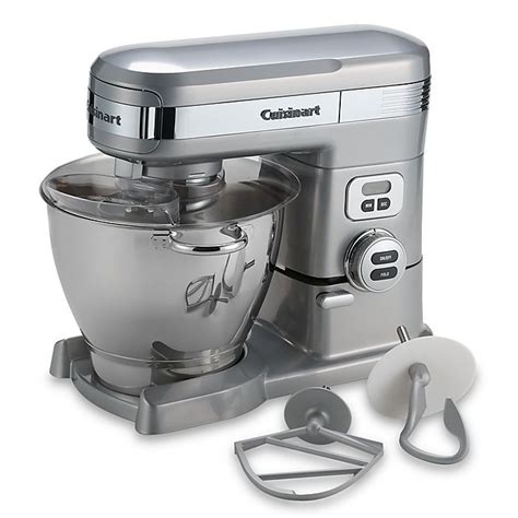 If you're a beginner baker and looking for a mixer that's not messy or fussy, this one from sunbeam converts from a stand mixer to a hand mixer in just a touch. Cuisinart® 5.5-Quart Stand Mixer in Brushed Chrome | Bed ...