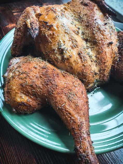 Dry Brine Chicken Spatchcocked And Smoked That Zest Life