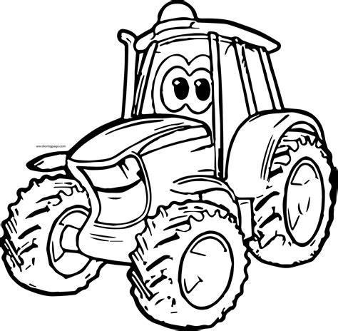 Tractor Coloring Pages Printable Printable Templates