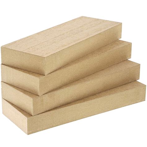 Unfinished Wood Squares For Crafts 1 Inch Thick 6x6 In 4 Pack