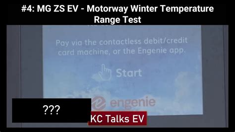 4 Mg Zs Ev Motorway Winter Temperature Range Test Youtube