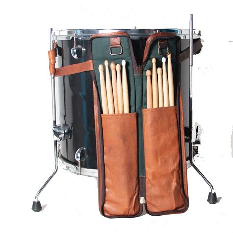 Werkens Drum Stick Bag With Extra Outside Pocket And Floor Tom Hooks