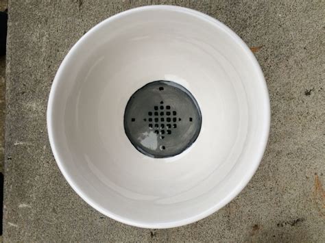 Drain Bowl Ceramics Pottery Modernart Industrial Industrialart