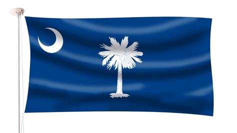 South Carolina Flag Clip Art Png Download Full Size C